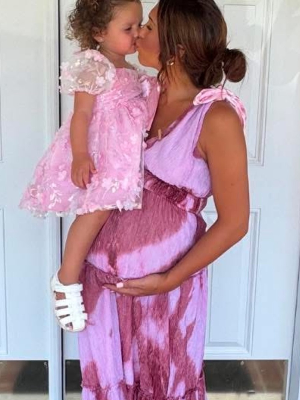 Pink Tie-Dye Dress